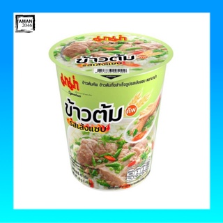 มาม่า ข้าวต้มคัพ ขนาด 40 กรัม จำนวน 6 ถ้วย ข้าวต้มคัพรสเล้งแซ่บ/รสกุ้งกระเทียม /รสซุปไข่สาหร่าย