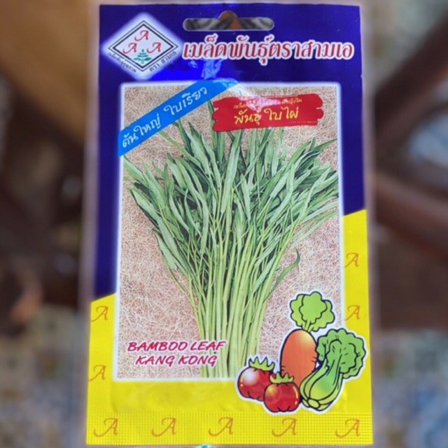 ผักบุ้งจีน (Bamboo leaf kang kong) พันธุ์ใบไผ่