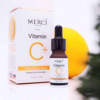 เซรั่มวิตซีเมอร์ซี่ 🍊🍊 MERCI Vitamin C Extra Bright Serum *ของแท้ *