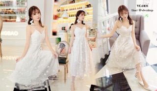 X391 C9 ชุดเดรส size L ของใหม่ 34/26/Free ยาว 46