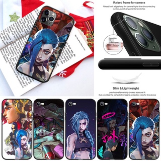 เคสโทรศัพท์มือถือ ลาย Arcane Jinx สําหรับ iPhone 5 5S 6 6S 7 8 11 Pro Max Plus SE XR VE5