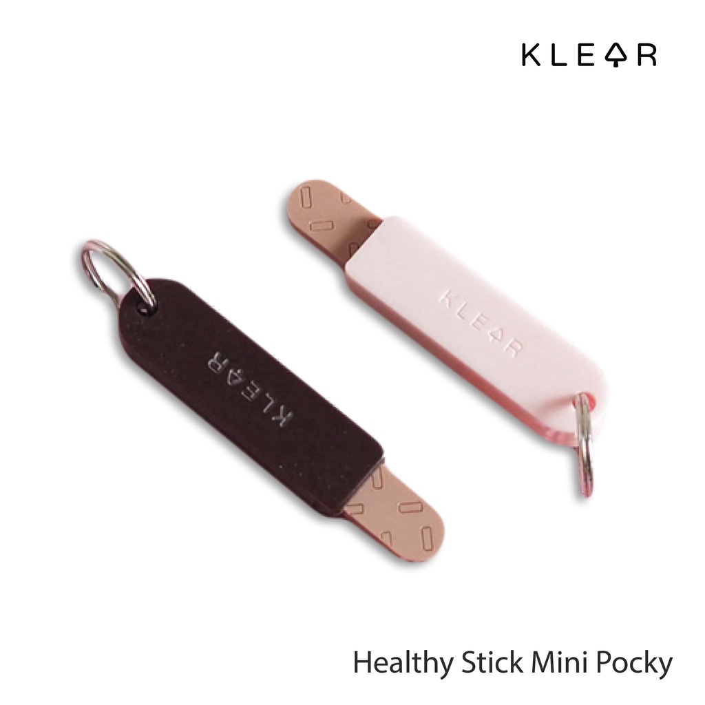 KlearObject Healthy stick mini pocky ที่กดปุ่ม ที่กดลิฟท์ ATM แท่งกดปุ่มอะคริลิค พวงกุญแจ ป๊อกกี้ : K490