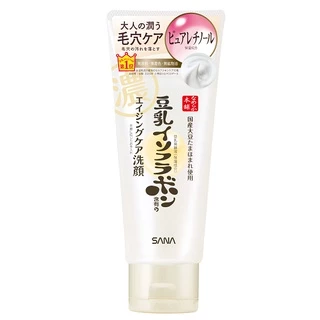MORITOMO Official - SANA NAMERAKAHONPO Wrinkle Cleansing Wash N 150 g / โฟมทำความสะอาดผิวหน้าและเครื่องสำอาง ลดเลือนริ้ว