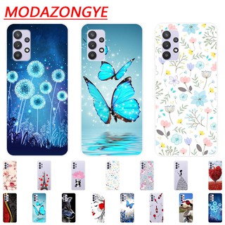 Samsung Galaxy A32 4G เคสซิลิโคน Soft Case Painted Samsung A32 4G A325F Silicone เคส