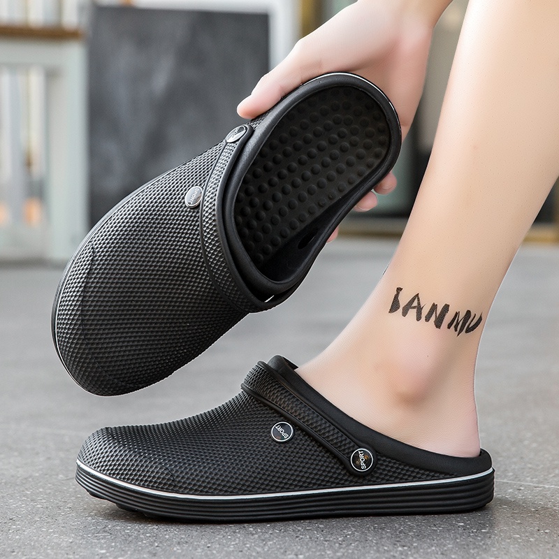 รองเท้าแตะ EVA พื้นหนา กันลื่น ป้องกันกลิ่น เป็นมิตรกับสิ่งแวดล้อม ขนาดใหญ่ 40-46 สําหรับผู้ชาย