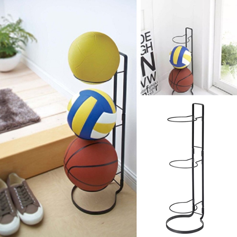 IVY Movable Ball Storage Rack Basketball Stand Display Holder Sports ...