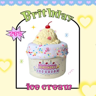 สไลม์ DIY " Birthday ice-cream  "  | fufustudio_