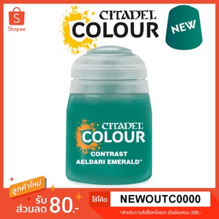 [Contrast] Aeldari Emerald - Citadel Colour สีอะคริลิคสูตรน้ำ ไร้กลิ่น ไร้สารพิษ