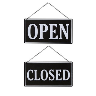 ป้ายเหล็ก 2 หน้า Open &amp; Closed