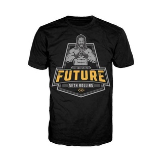 GILDAN เสื้อยืด ผ้าฝ้ายแท้ แบบนิ่ม พิมพ์ลาย Wwe Seth Rollins สําหรับผู้ชาย