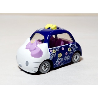 Unbox Tomica Die-cast Model Hello Kitty Collection White / Dark blue flowerความยาว 5.5 xกว้าง 3.0 xสูง 3.5 ซม ไม่มีกล่อง