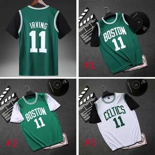 เสื้อบาสเก็เสื้อกีฬาบาสเก็ตบอล Nba Boston Celtics Irving Basketball Uniform Shirt