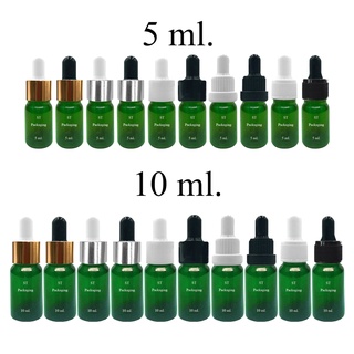 ขวดแก้วสีเขียว ขวดแก้ว 5ml 10ml 15ml 20ml 30ml 50ml 100ml ขวดดรอปเปอร์ ขวดหัวบีบหยด ขวดหยด ขวดแบ่ง ขวดแก้ว หลอดหยดแก้ว ขวดเซรั่มเปล่า