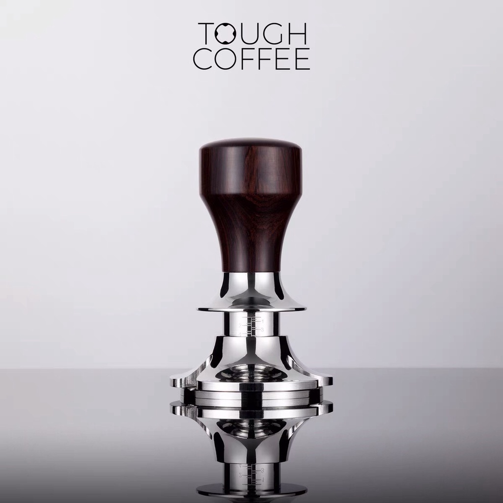 Tough coffeeTamper spring เเทมเปอร์สปริง (ปรับระดับได้) ขนาด 58.5mm [TOUGH COFFEE]