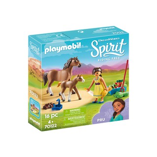 Playmobil 70122 Pru with Horse and Foal แอ็คชั่นฟิกเกอร์ สปิริต2 พรูกับม้าและลูก