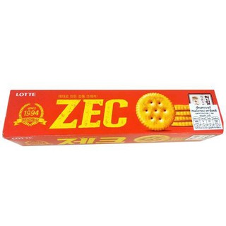 Lotte Zec Cracker 100g ราคาสุดคุ้ม ซื้อ1แถม1 Lotte Zec Cracker 100g ราคาสุดคุ้มซื้อ 1 แถม 1