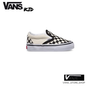 รองเท้าเด็กVANS SLIP ON CHECKERBOARD TRUE WHITE TODDLER สินค้ามีประกันแท้