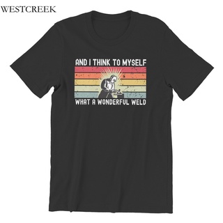 เสื้อยืด พิมพ์ลาย I Think To Myself What A Wonderf สีดํา สไตล์พังก์ วินเทจ เรโทร สําหรับผู้ชาย 4XL 5XL 6XL 33266