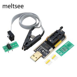 CH341A 24 25 ซีรี่ส์ EEPROM แฟลช BIOS USB โมดูลโปรแกรมเมอร์ และ คลิปทดสอบ SOIC8 SOP8 สำหรับ EEPROM 93CXX / 25CXX / 24CXX