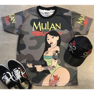 เสื้อยืด &amp; เดรสลายMulan