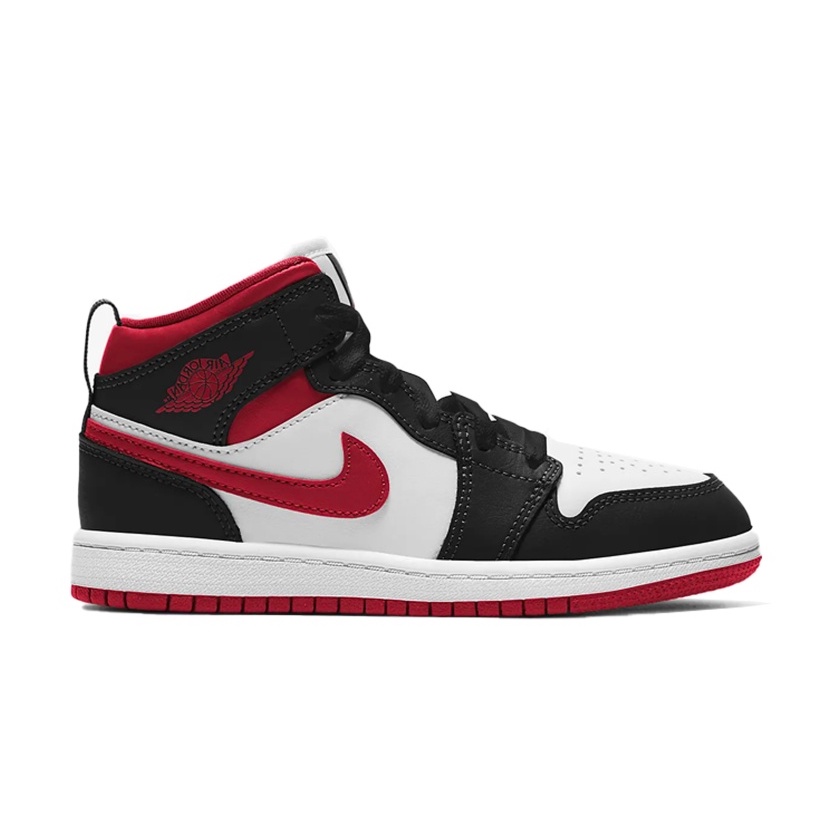 PROSPER - รองเท้าเด็ก Air Jordan 1 Mid Gym Red Black White (Kids)