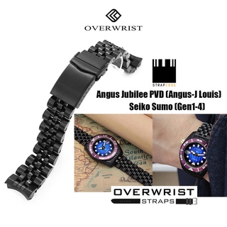 สายนาฬิกา รุ่น strapcode Angus Jubilee pvd for Seiko Sumo