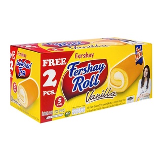 เฟอร์เชย์โรล เค้กโรล กลิ่นวานิลลาสอดไส้ครีม 20 กรัม x 12 ชิ้น