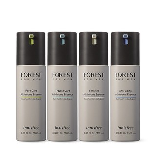 Innisfree Forest For Men All In One Essence Anti Aging, Trouble Care, Sensitive, Pore Care 100ml