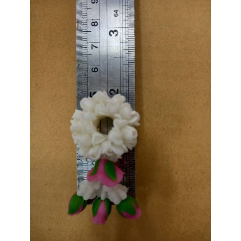 พวงมาลัยดินปั้น มาลัยประดิษฐ์ งานฝีมือ ขนาด 1x2 นิ้ว / 2x4 นิ้ว - รูปที่ 5