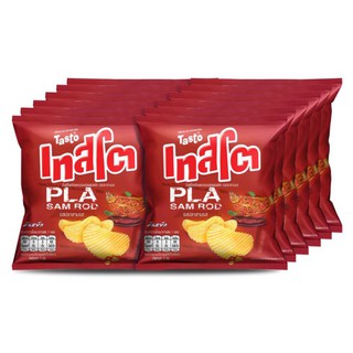 ✨นาทีทอง✨ เทสโต้ มันฝรั่ง รสปลาสามรส 14กรัม x 12ห่อ Tasto Potato Flavored Fish Sauce 14g x 12 Packs