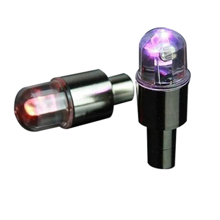 ไฟกระพริบ LED อลูมิเนียมอัลลอย สำหรับตกแต่งวาล์วยางรถ ล้อรถ