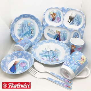 Disney Frozen Winter จานเมลามีน ถาดหลุม แก้วน้ำ ช้อนส้อมเด็ก เจ้าหญิงโฟรเซ่น Superware [ขายเป็นชิ้น/เลือกรหัสสินค้า]