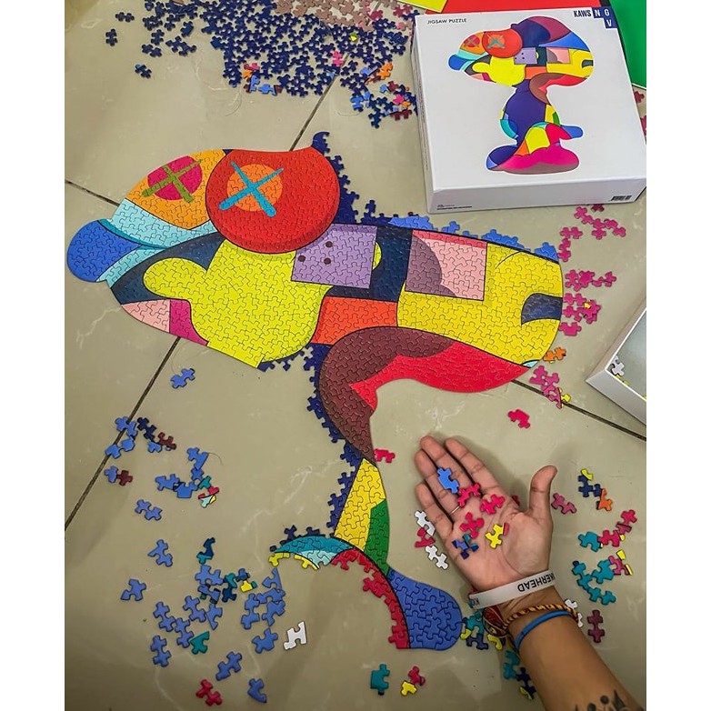 Kaws Jigsaw Puzzle 1 000 à¸Š à¸™ Shopee Thailand