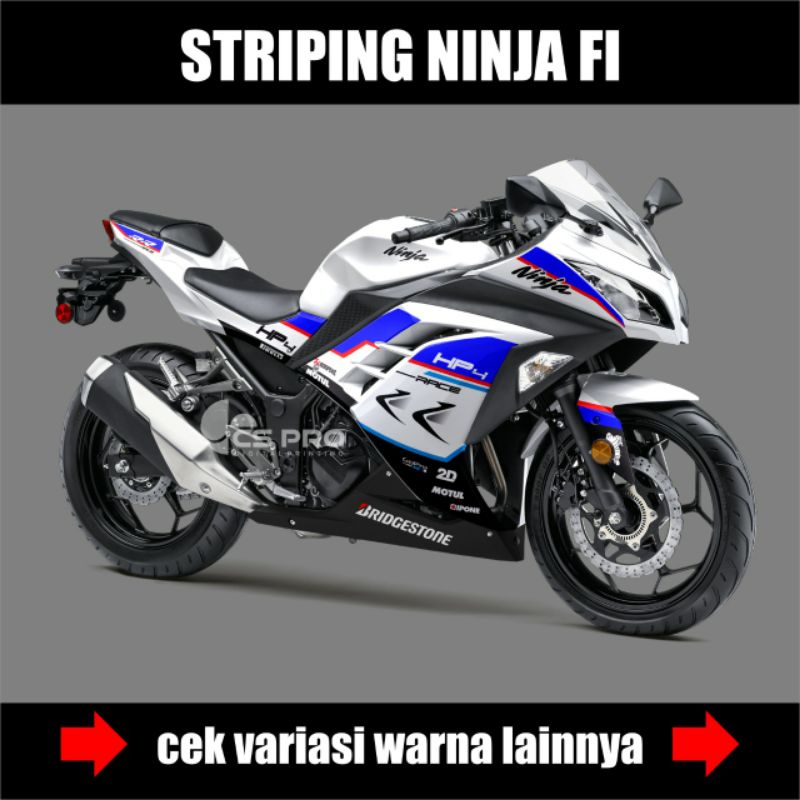 Ninja 250 Fi Striping / Variations in Decal Sticker / Motorcycle Trim Scost Sticker / HP4 Body List