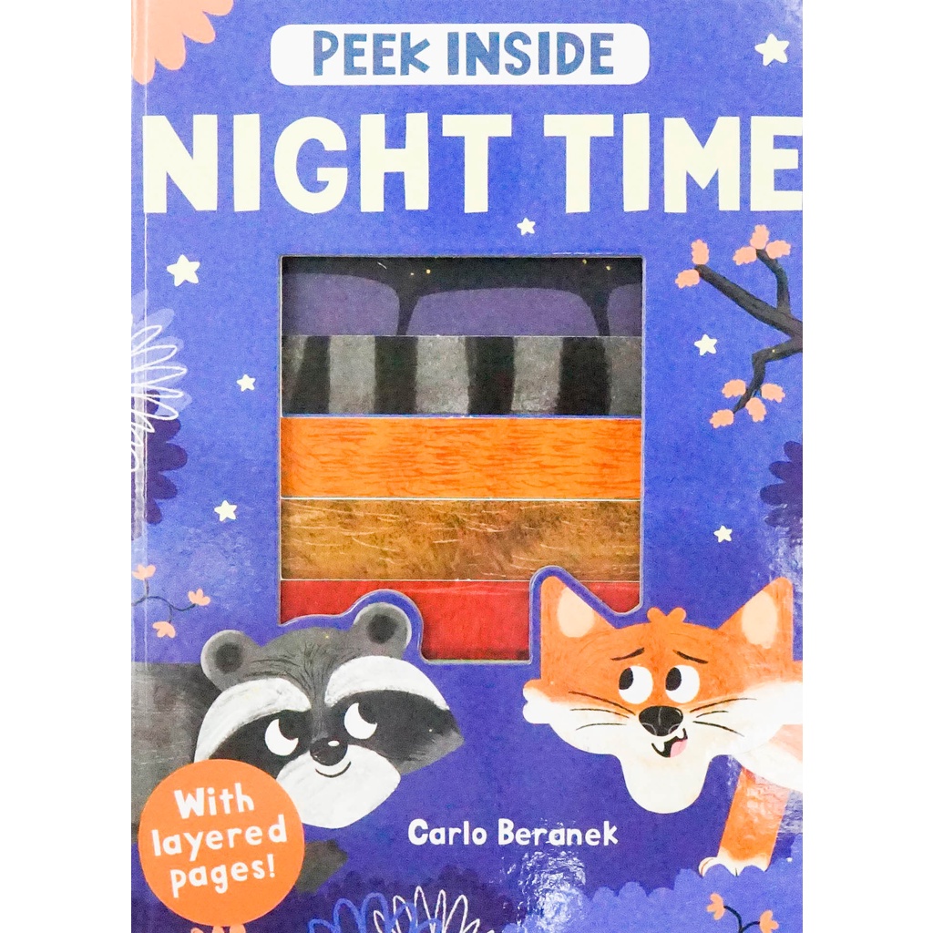 BBW หนังสือ Peek Inside: Night Time ISBN: 9781838910006