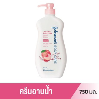 ครีมอาบน้ำ Johnson(จอห์นสัน) บอดี้ แคร์ ลาสติ้ง มอยส์เจอร์ บอดี้ วอชขนาด  750 มล. ของแท้ 100%