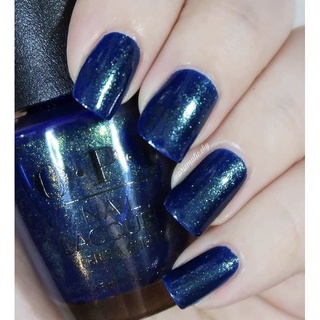 พร้อมส่ง OPI Nessie Plays Hide &amp; Seak โทนสีน้ำเงิน Royal Blue มาในรูปแบบเนื้อเจลลี่และชิมเมอร์เขียว แท้ 💯%