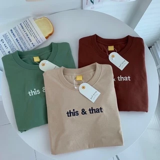 [งานคุณภาพ ไม่มีตำหนิ sale] เสื้อโอเวอร์ไซต์ ผ้าคอตตอน100% [แบบสุ่มลาย]