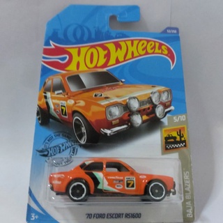 รถเหล็ก Hotwheels 70 FORD ESCORT RS1600 (ib29)