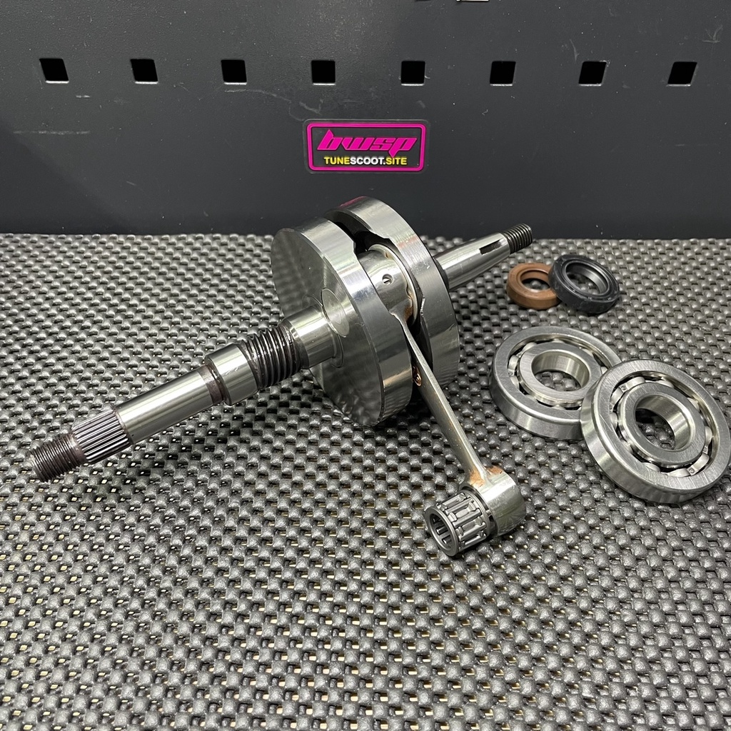 Crankshaft ZX50 AF34 AF35 41.4mm +2mm Long Stroke With Bearings And Oil Seals Racing Connecting Rod 