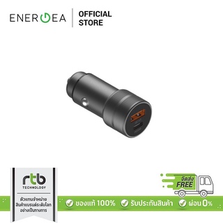 Energea หัวชาร์จในรถยนต์ Duo Port 38W รุ่น AluDrive PD20+