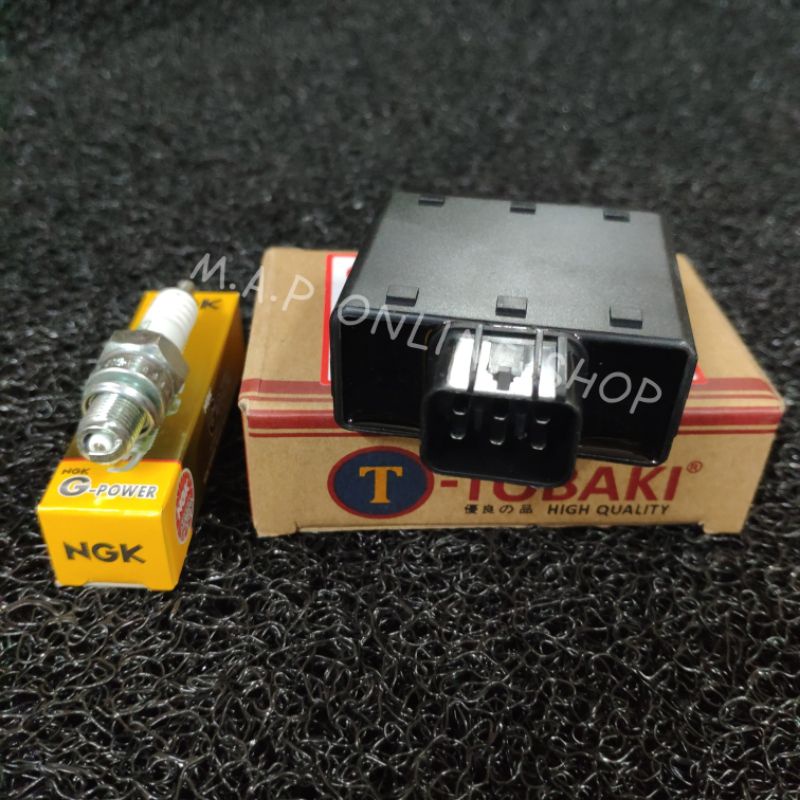 Yamaha Srl110 Lagenda110 Lagenda110Z ZR Ego CDI 6 Pin + Ngk Plug Racing Gpower TOBAKI