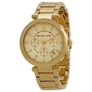 Michael Kors Parker Chronograph Champagne Dial Gold-tone LadiesWatch MK5701