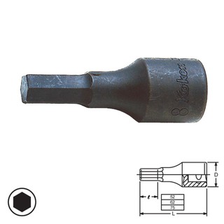 KOKEN 3012M-62-11 บ๊อกเดือยโผล่ดำ 6P-3/8"-62-11mm.| MODERTOOLS OFFICIAL