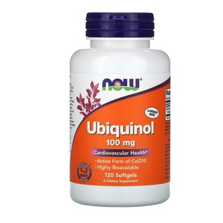 Now Foods, Ubiquinol 100 mg นำเข้า USA