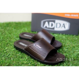 SIZE38-45 ADDA รองเท้าแตะผู้ชาย รุ่น7Q13-M สีน้ำตาล