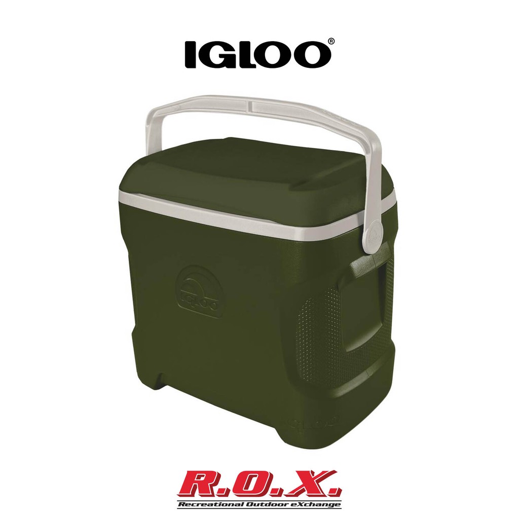 IGLOO 30QT SPTSMAN GRN / TAN 4P กระติกน้ำเก็บอุณหภูมิ  กระติกน้ำอเนกประสงค์   กระติกน้ำแคมป์ปิ้ง กระ