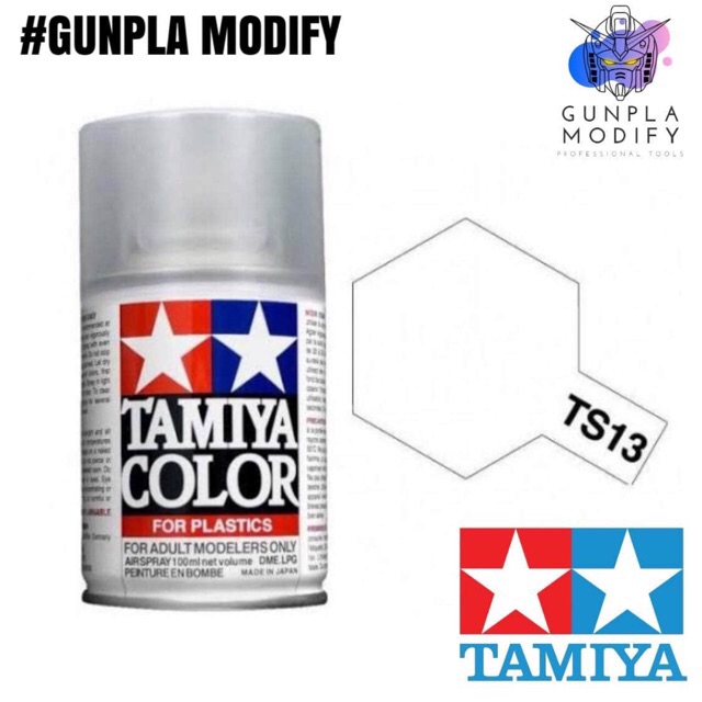 TAMIYA TS-13 Clear Gloss เคลียร์เงา สเปรย์กระป๋อง ขนาด 100 ml
