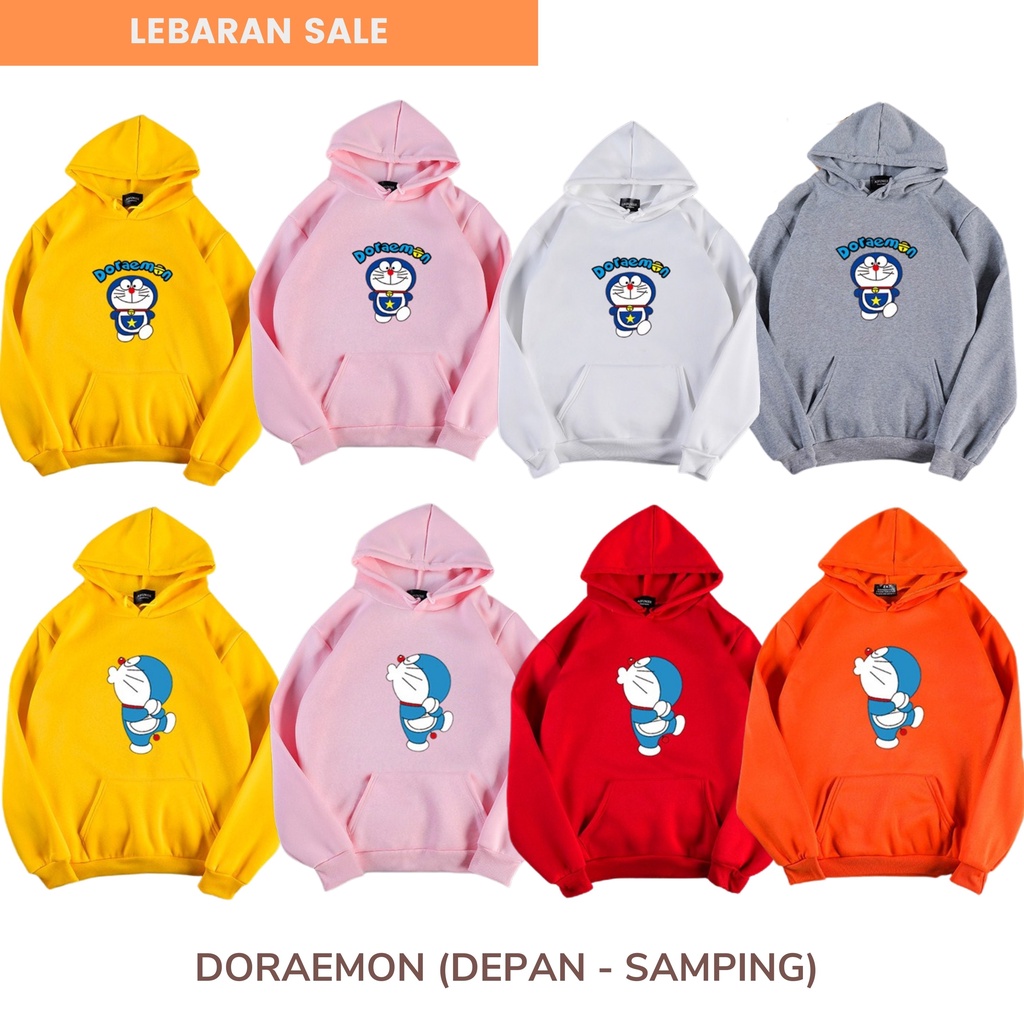 เสื้อกันหนาวมีฮู้ด Doraemon Motif เสื้อกันหนาวมีฮู้ดหนา 31204