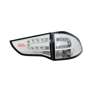 ไฟท้าย MITSUBISHI PAJERO SPORT 2009 2010 2011 2012 2013 2014 โคมขาว LED